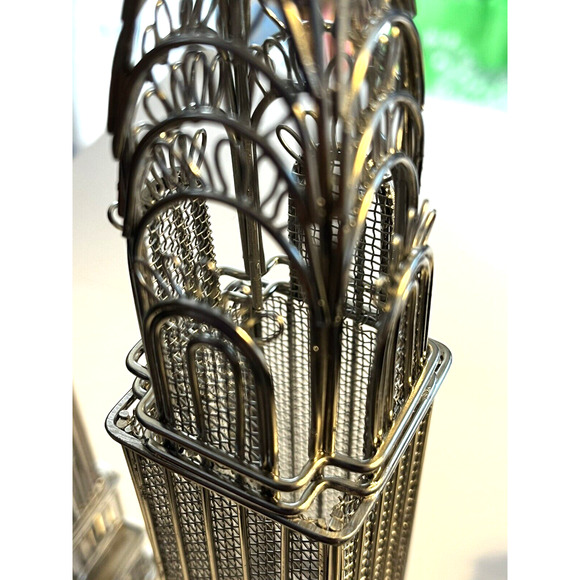 Doodle Destinations Eiffel Tower Big Ben Empire State Building 3 Pc Decor 12" - Picture 5 of 13